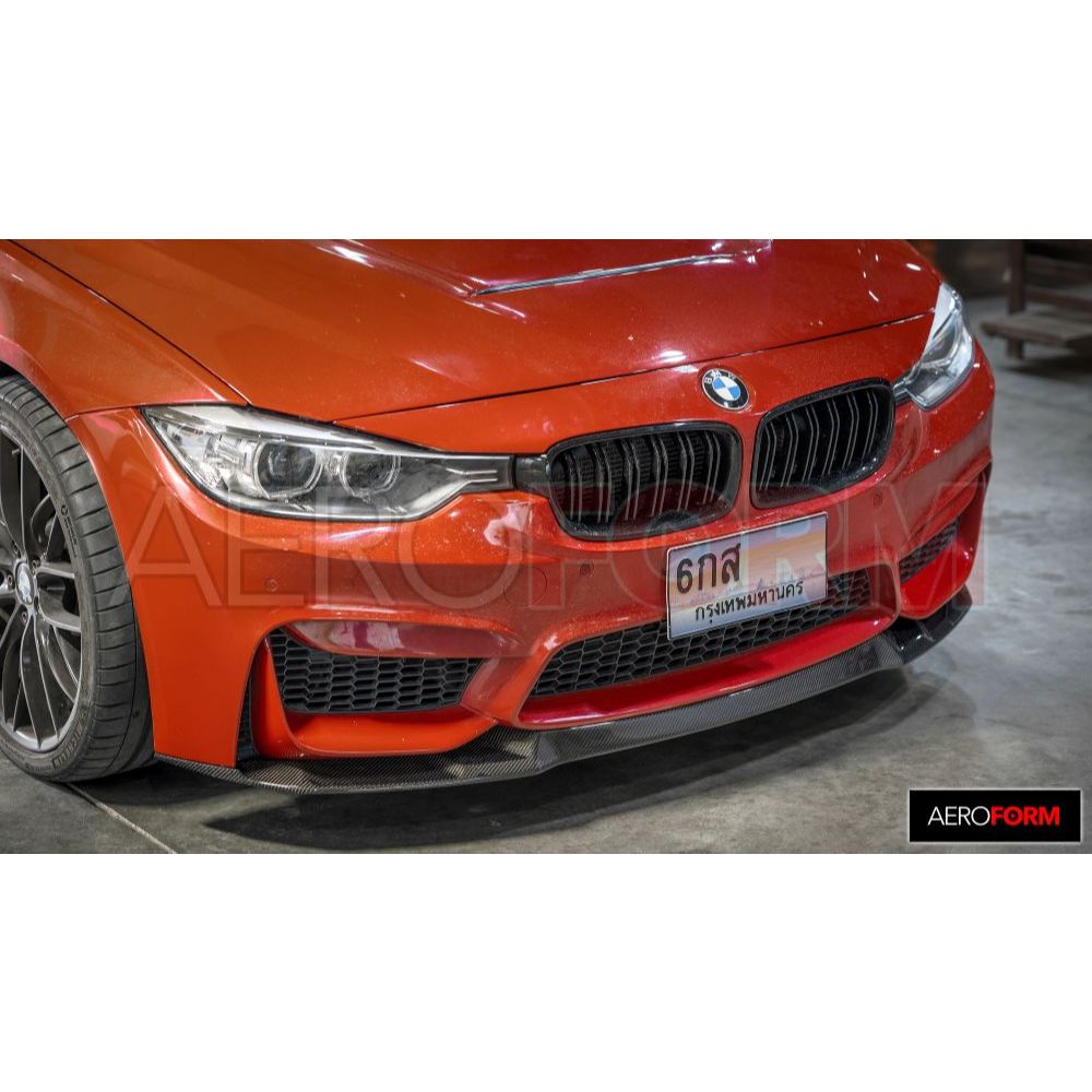Stock : ลิ้นหน้า F30 สำหรับกันชน M3 AN ดำเงา