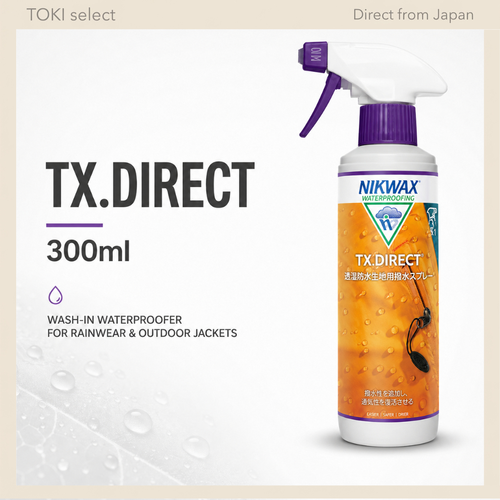 NIKWAX TX Direct Spray-On Waterproofer for Rainwear Outdoor Jacket 300ml 1L Refill