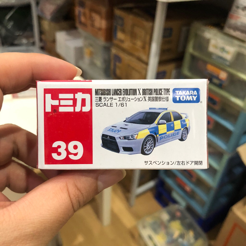 tomica - Mitsubishi Evolution X รถตำรวจอังกฤษ