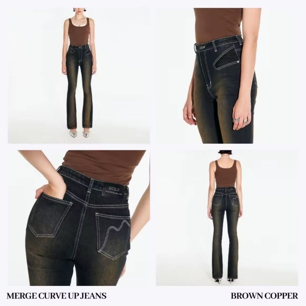 ส่งต่อ Merge Curve Up Jeans ไซส์ L
