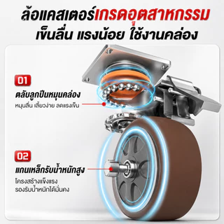 🔥รับประกัน 30 ปี🔥 รถเข็น 4ล้อ รถเข็นของพับได้ โครงเหล็กเสริมแข็งแรง พับเก็บง่าย สำหรับบ้าน ร้านค้า โกดัง
