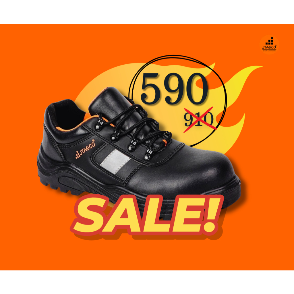 ลดแรง!! JRP 31 รองเท้าเซฟตี้ หรือ รองเท้านิรภัย กันน้ำ กันลื่น Safety Shoes มีมาตราฐานCE