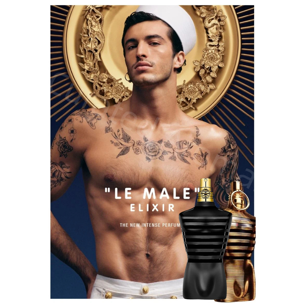 💕ของแท้100%💕Le Male Elixir&Le Male Le Parfum EDT 125ml เข้มข้น เซ็กซี่ หรูหรา ติดทนนานมาก