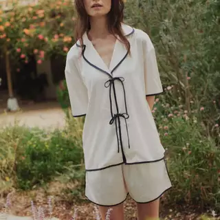 MUSLIN Luna - Silk Satin Pajamas [Maison De Reve Collection]