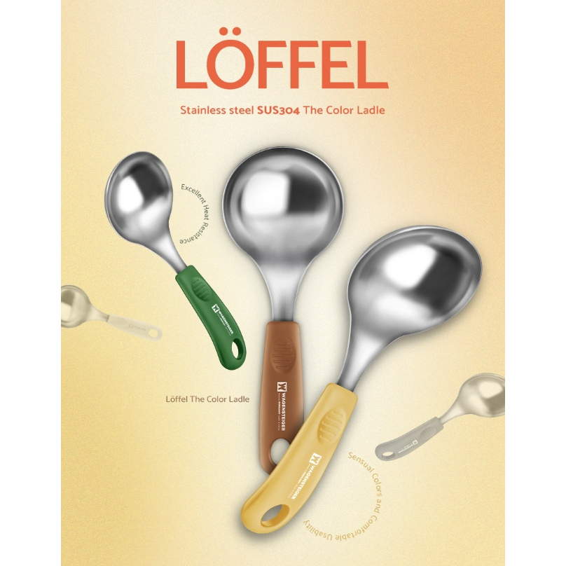 wagensteiger stainless304 The mini color ladle ทัพพีขนาดเล็ก ทัพพี ขนาดกำลังดี สำหรับตัก นำเข้าจากเกาหลีแท้