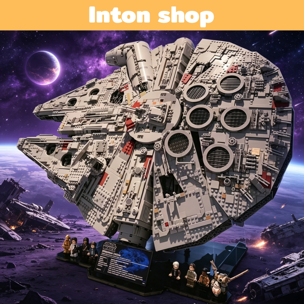 ชุดตัวต่อจำลองยานอวกาศชื่อดังจากภาพยนตร์ Star Wars โมเดลนี้มีรายละเอียดแน่นทุกมุม ต่อเสร็จแล้วเหมือนยานจริงจากในหนัง