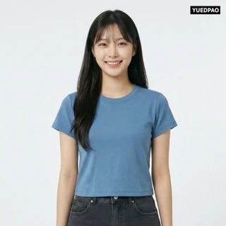 Yuedpao Smooth Skin (Baby Tee) - Set Dark Tone เสื้อครอปผู้หญิง เบบี้ที ผ้านุ่มลื่น เบาสบาย ระบายอากาศ เสื้อยืดสีพื้น