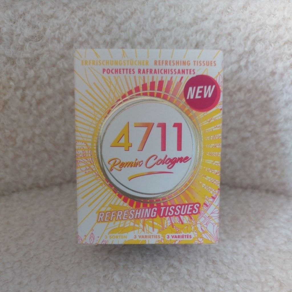 4711 remix cologne refreshing tissues 10 แผ่น ผลิต 03/2025