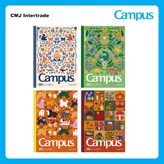 KOKUYO Campus Illustrator Notebook สมุดโน้ต ขนาด A5 สมุดบันทึก 40 แผ่น สมุดจดปกลาย Mizuji