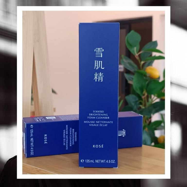 KOSE sekkisei Brightening Foam Cleanser 124ml