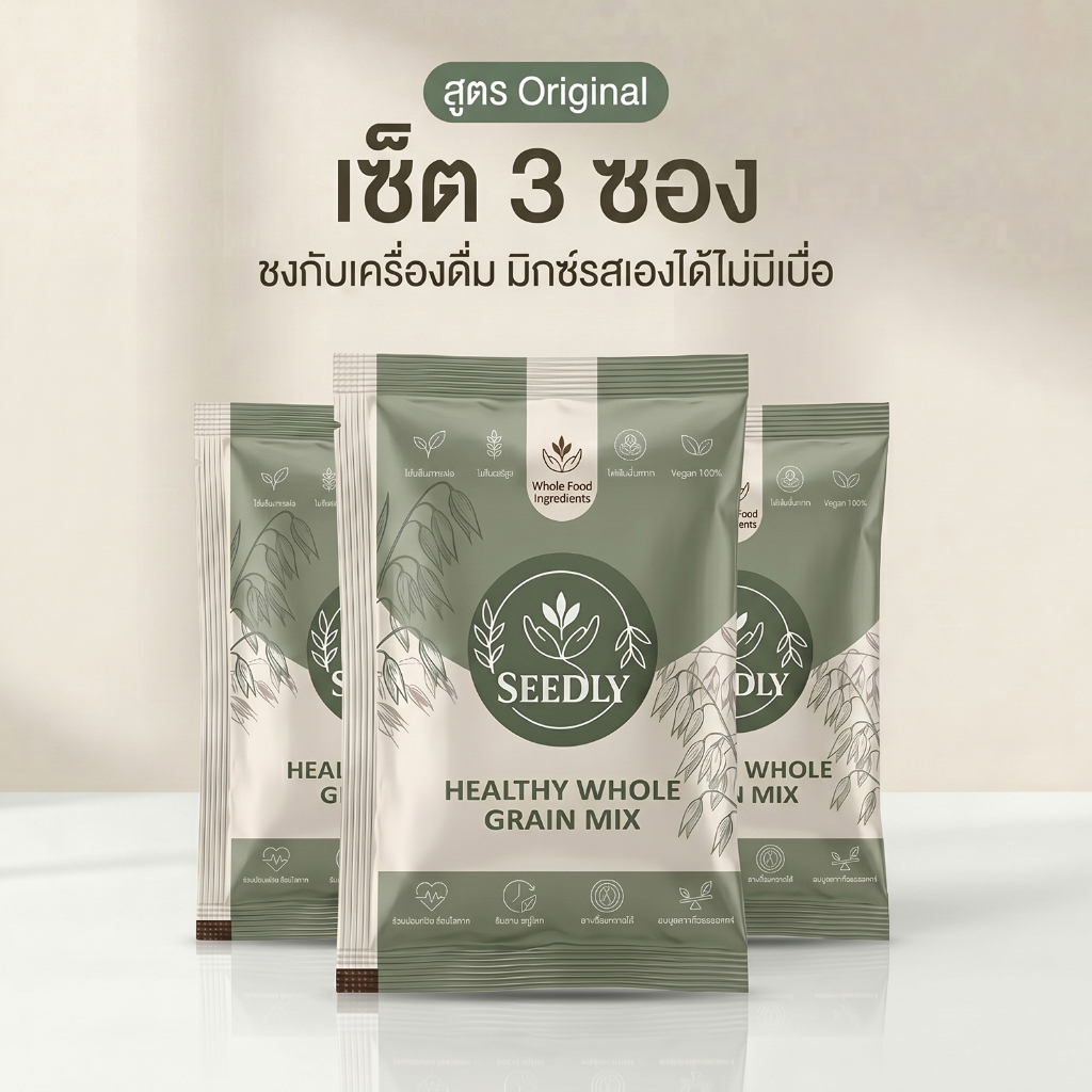 SEEDLY มิกซ์ธัญพืช SET 3ชุด