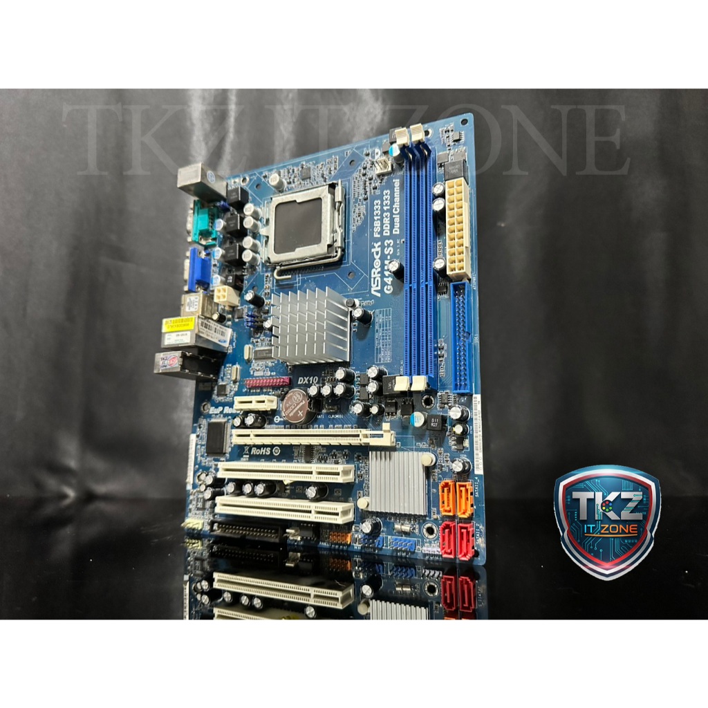 เมนบอร์ด(mainboard) asrock g41m-s3 (socket775)