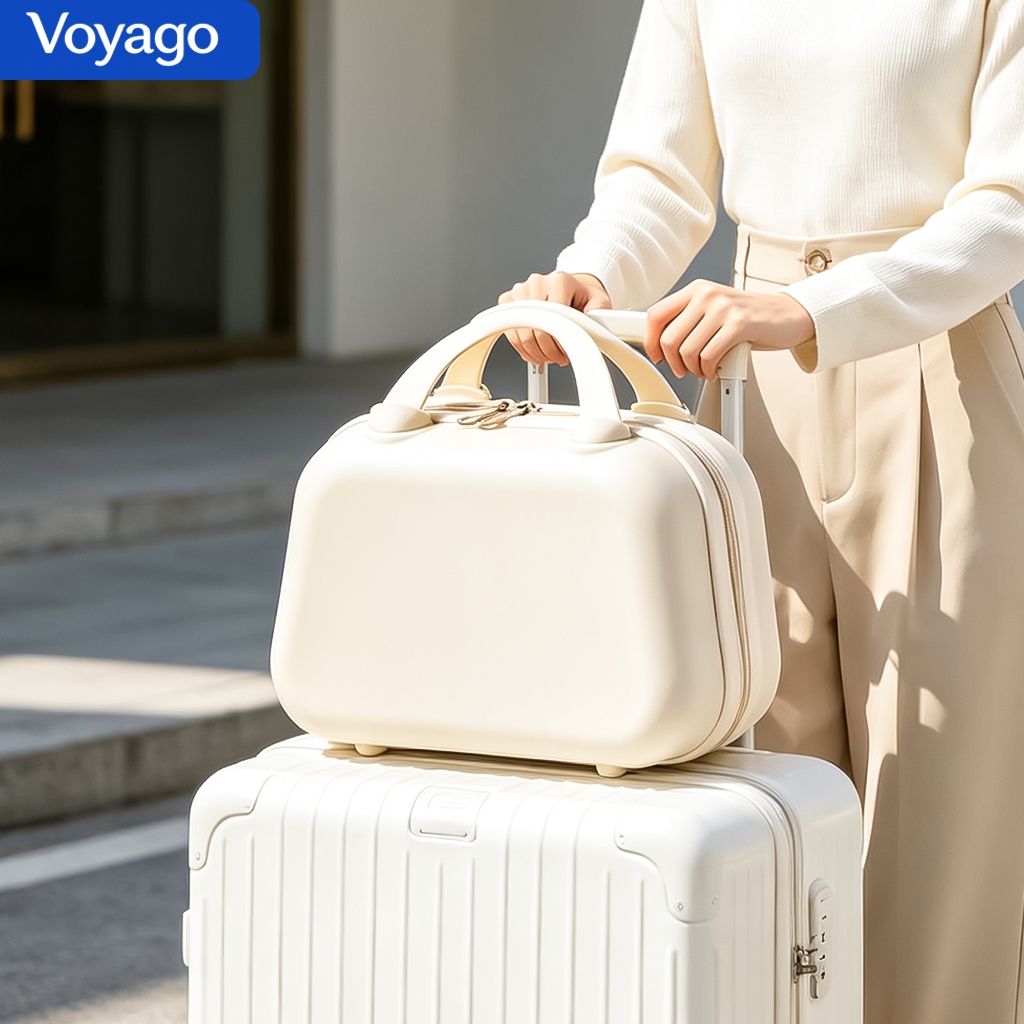 Voyago suitcase กระเป๋าเครื่องสําอาง กระเป๋าเดินทาง 14 นิ้ว สําหรับผู้หญิง  กระเป๋าเดินทางเล็ก #082