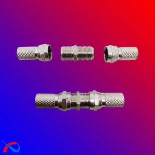 (1 ชุด) ชุดแจ็คต่อสาย RG6 สายอากาศทีวี, สายจานดาวเทียม