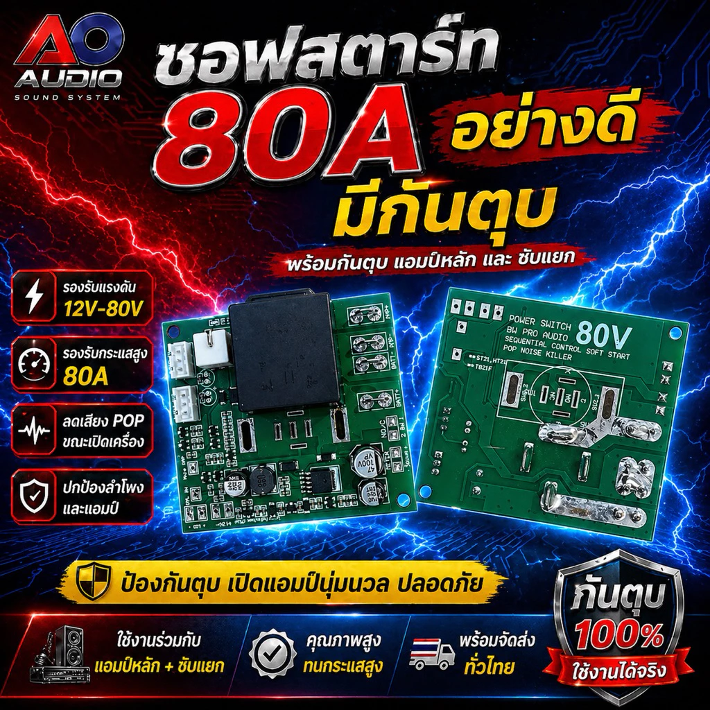 ซอฟสตาร์ท 80A (มีกันตุบ)