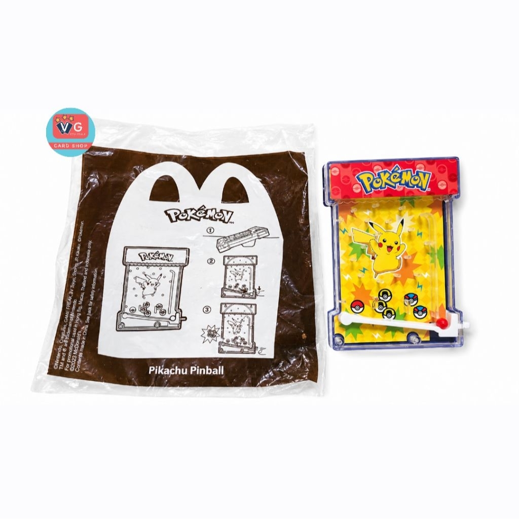 Pikachu Pinball Mcdonald Happy Meal นอกแพค มีถุง