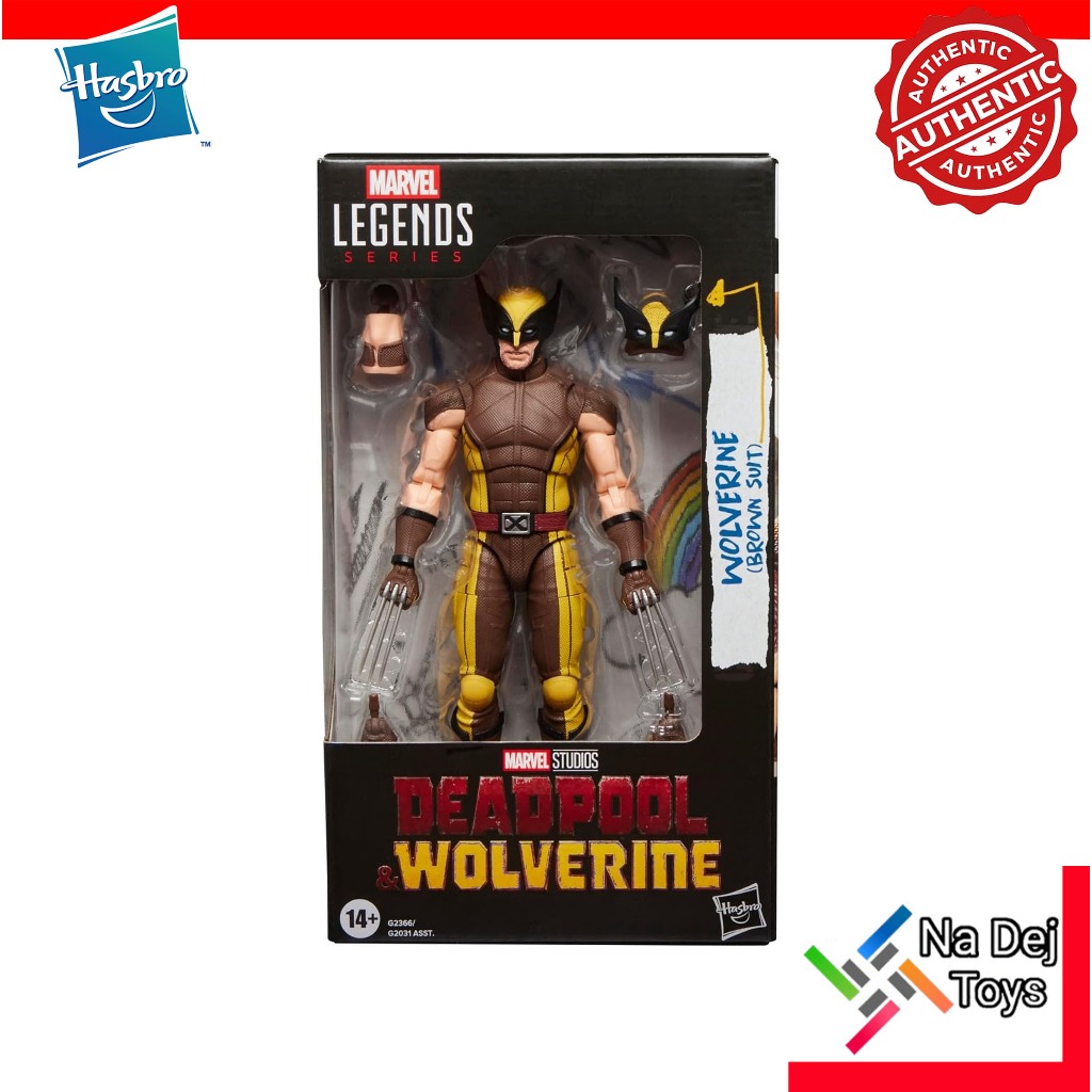Marvel Legends Deadpool & Wolverine Wolverine (Brown Suit)  6" Figure มาเวล เลเจนด์ส วูลฟ์เวอรีน ขนาด 6 นิ้ว ฟิกเกอร์