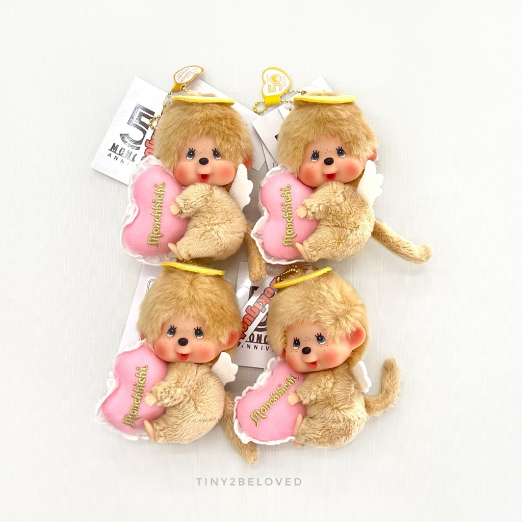 Monchhichi Love Happy Angel Keychain