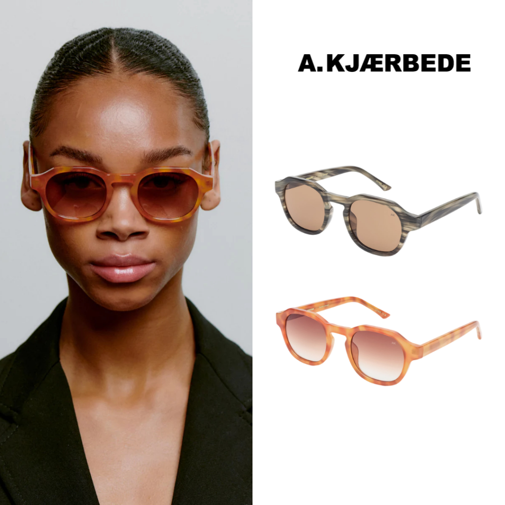 [A.KJAERBEDE] Zan Sunglasses แว่นตากันแดด รุ่น Zan ป้องกันรังสี UV 400