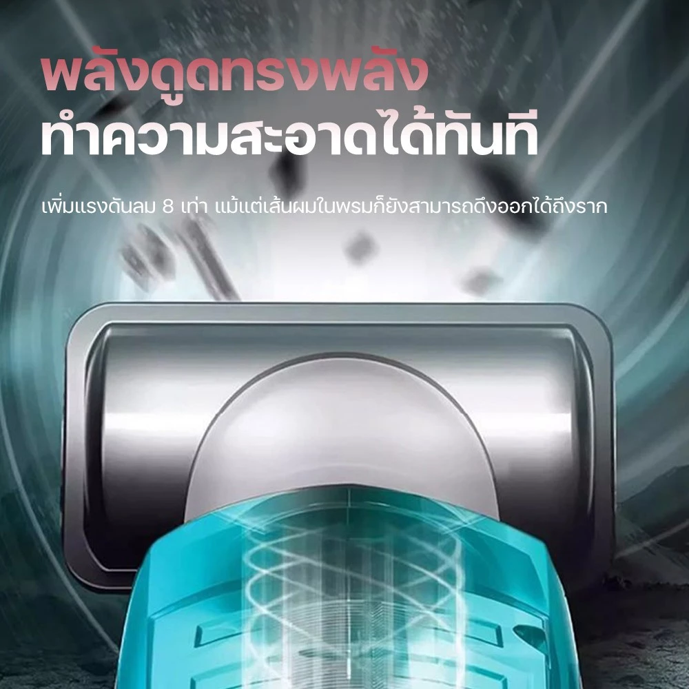 เครื่องดูดฝุ่นในรถยนต์ 9800Pa 4 in 1 ดูด/สูบ/เป่า/ชาร์จ thumbnail 6