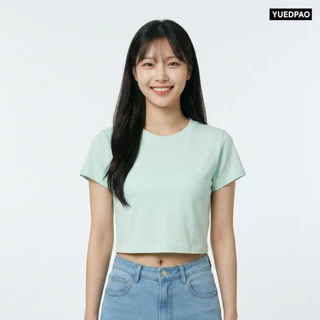 Yuedpao Smooth Skin (Baby Tee) - Set Colorful เสื้อครอปผู้หญิง เบบี้ที ผ้านุ่มลื่น เบาสบาย ระบายอากาศ เสื้อยืดสีพื้น