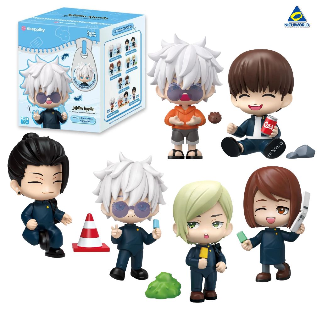 Keeplay ฟิกเกอร์ Jujutsu Kaisen Season 2 – Blue-Green Memories Vol.1 Zipper Figure รหัส QMJJKG0301
