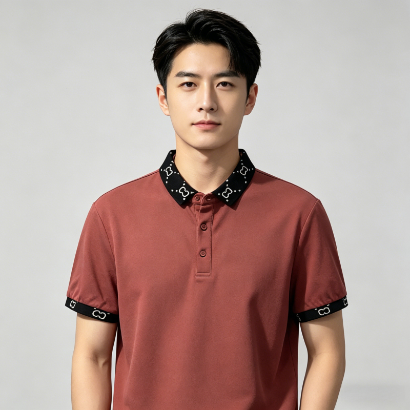 PROMAN เสื้อโปโลผู้ชาย ทรงหลวมสบาย ผ้าฝ้ายแท้ ใส่ไปทำงาน-เที่ยวได้ สีไม่ซีด ไซส์ M-3XL รูปที่ 6