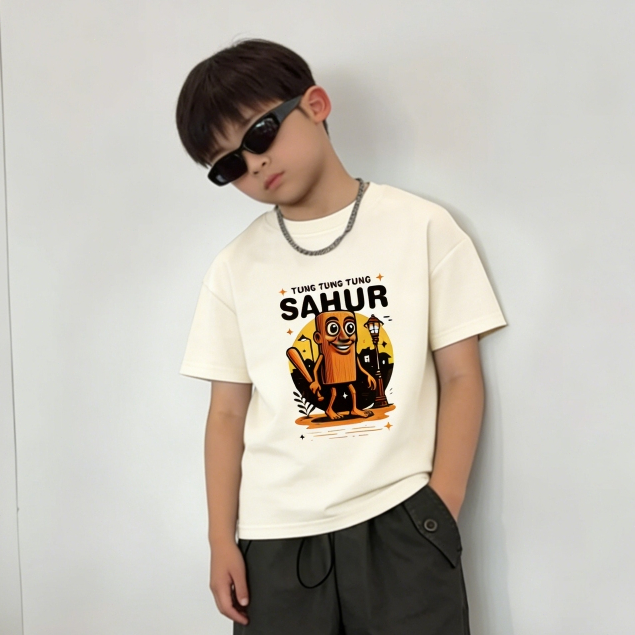 2-12 ปี เสื้อยืดแขนสั้น คอกลม ผ้าฝ้าย สไตล์ฤดูร้อน นื้อผ้าดี เสื้อยืดตลกๆ สำหรับเด็ก านุ่มใสสบายฯ ราคา ถูกที่สุด ดีลบีเคเค