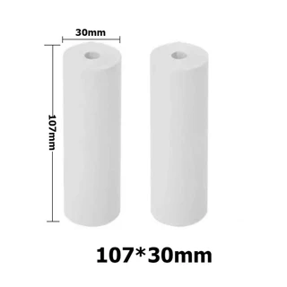 🔥ถูกที่สุด🔥 กระดาษ กระดาษสติกเกอร์ size 77x30/107x30mm แบบปกติ/เว้นขอบ Peripage A9/A9s(Max)!!!