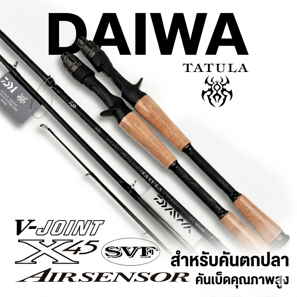 คันเบท Daiwa Tatula ปี2026 สินค้ามีใบรับประกันศูนย์ไทย คันตีเหยื่อปลอม