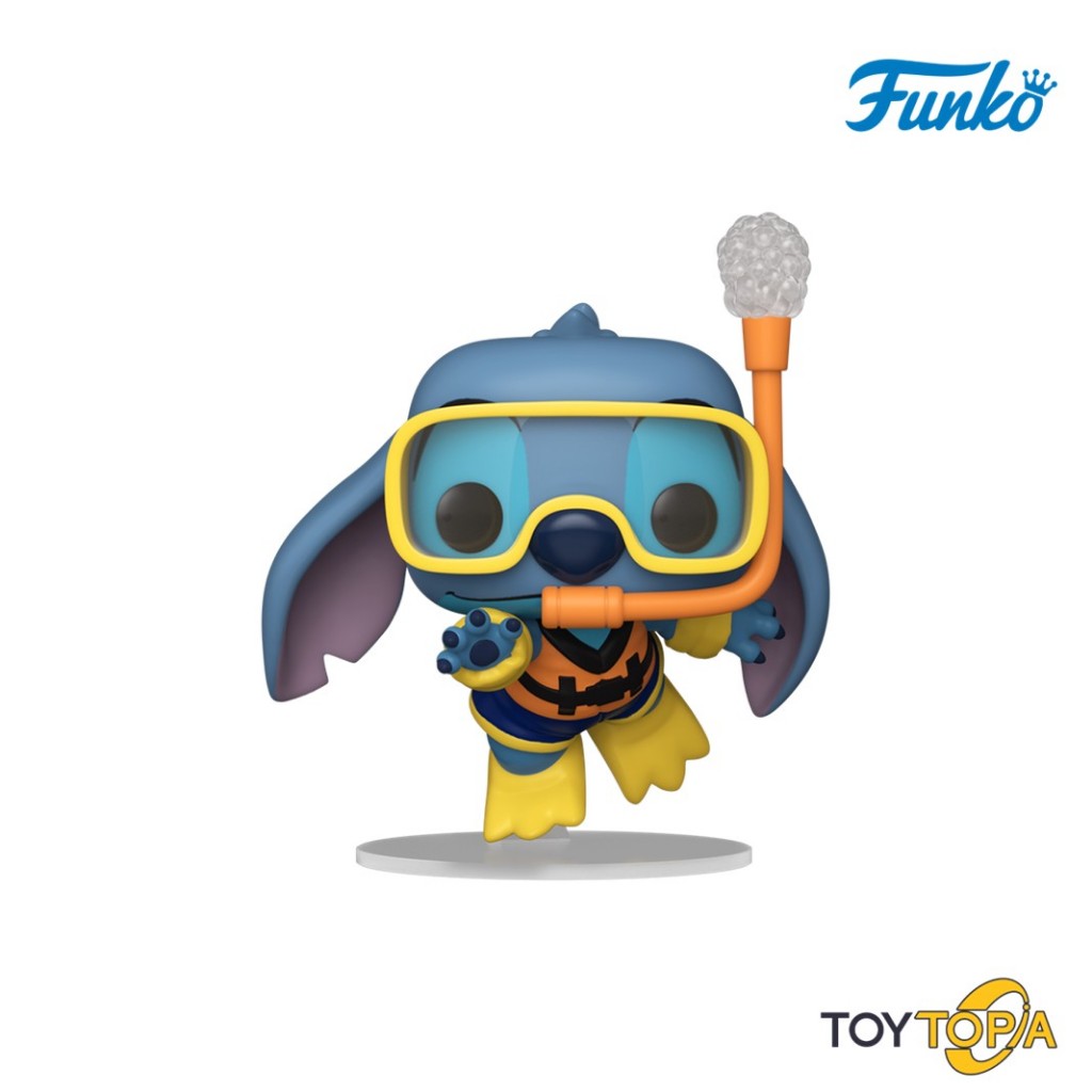 (90343) Snorkeling Stitch (1742) POP! Disney: Lilo & Stitch by Funko