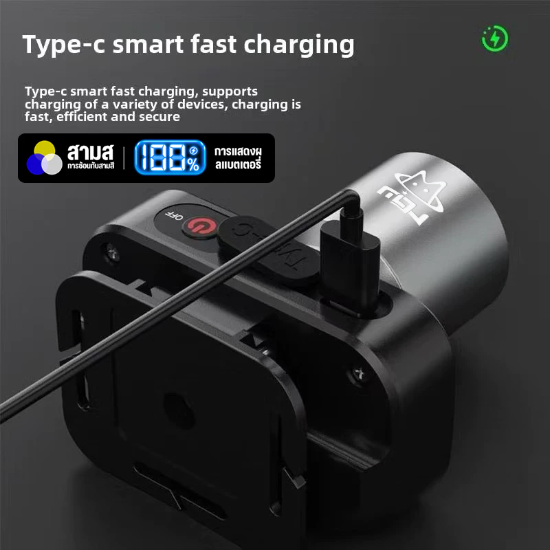 ไฟฉายคาดหัว LED ส่องไกล thumbnail 4