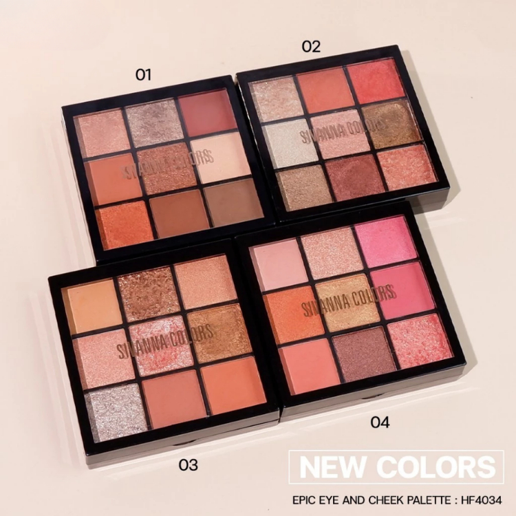 (HF4034) SIVANNA COLORS Epic Eye and Cheek Palette 20g รูปที่ 4