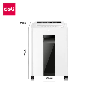 Deli เครื่องทำลายเอกสาร 23 ลิตร เครื่องย่อยกระดาษ Auto A4 ทำลายระดับ4 เสียงเงียบ70db Paper Shredder
