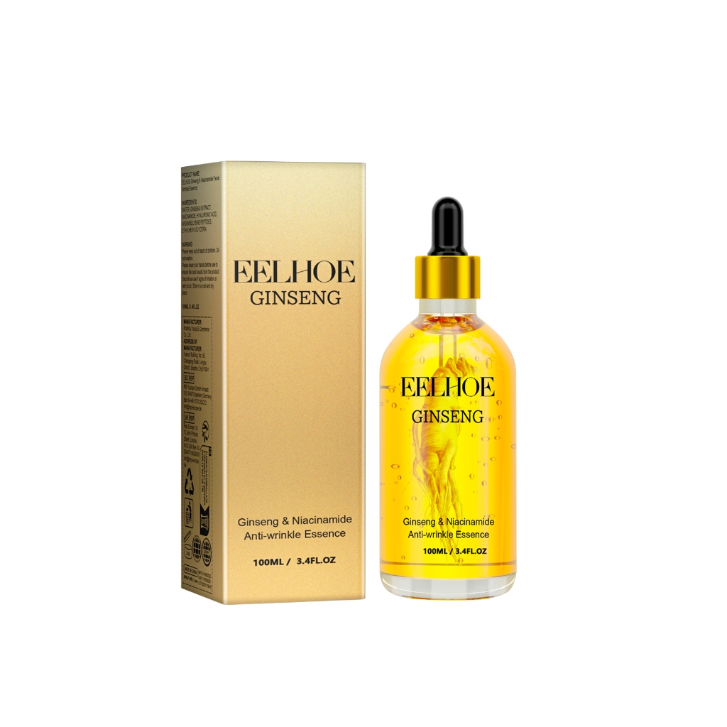 EELHOE เซรั่มโสมทองคำ 100ml 24K ลดเลือนริ้วรอย เติมความชุ่มชื้นล้ำลึก ให้ผิวกระจ่างใส อ่อนโยนต่อผิว
