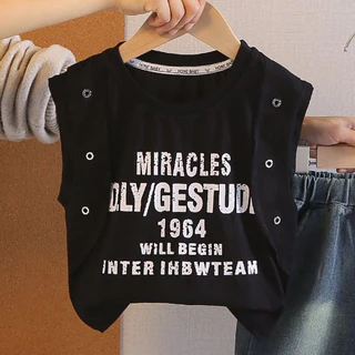 เสื้อกล้ามเด็ก เสื้อแขนกุดเด็ก ดีไซน์แฟชั่น ผ้านุ่มสบาย งานสวยจริง ไซส์90-160