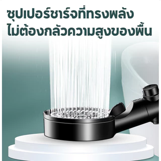 Moobibi ฝักบัวกรองน้ำ กรองคลอรีน 5 โหมดฉีดน้ำ แถมฟรีไส้กรอง 5 ชิ้น ผิวนุ่ม ผมไม่แห้ง