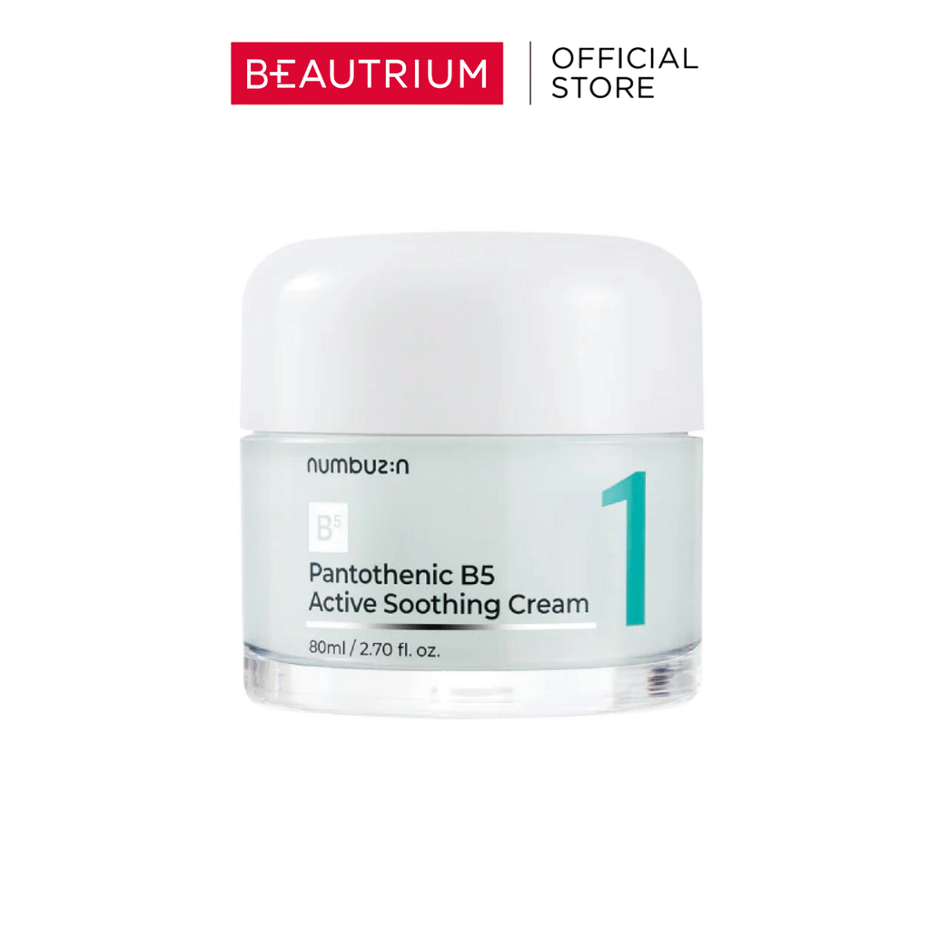 NUMBUZIN No.1 Pantothenic B5 Active Soothing Cream ผลิตภัณฑ์บำรุงผิวหน้า 80ml