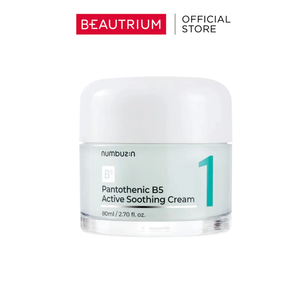 NUMBUZIN No.1 Pantothenic B5 Active Soothing Cream ผลิตภัณฑ์บำรุงผิวหน้า 80ml