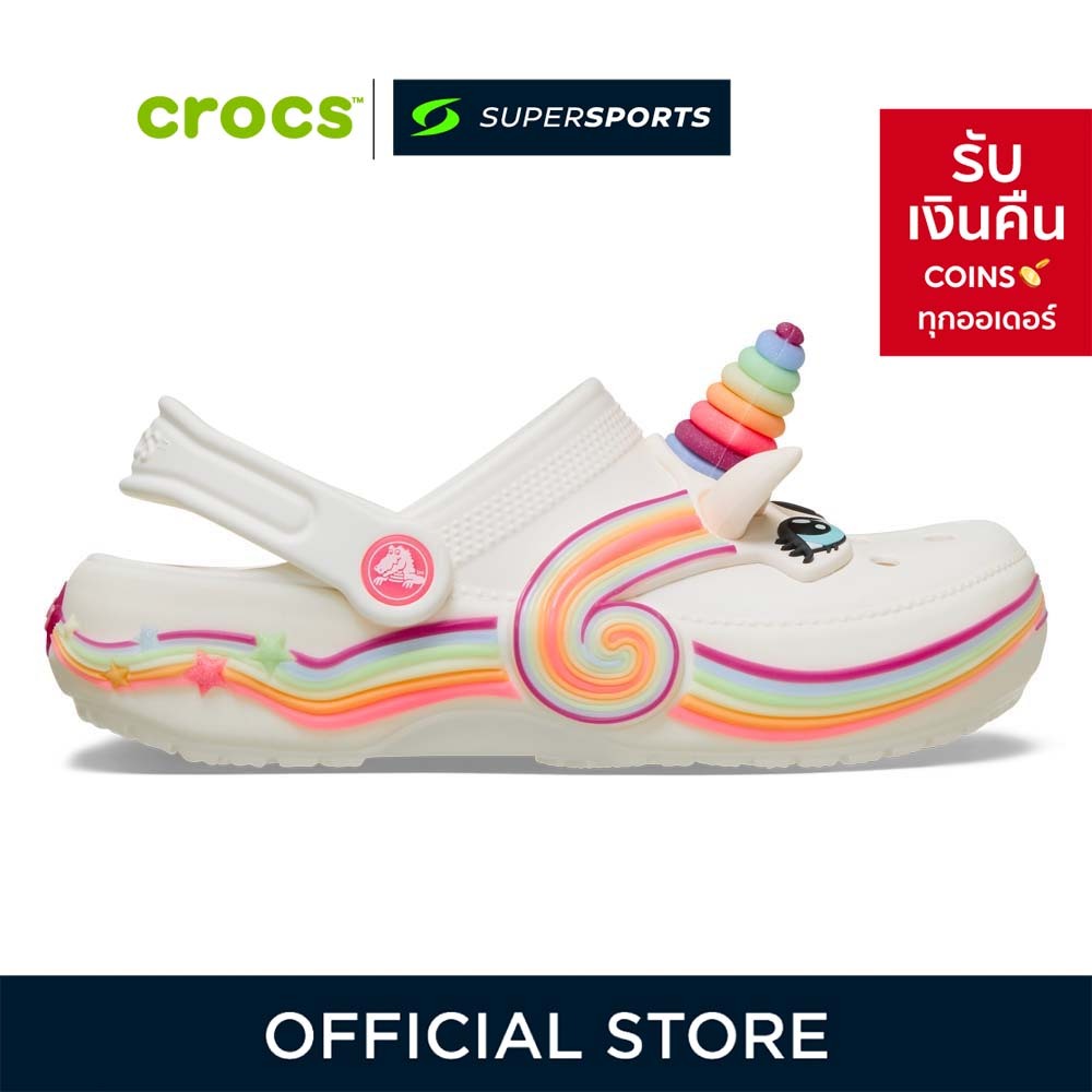 CROCS Classic IAM Unicorn Lights Clog รองเท้าลำลองเด็ก