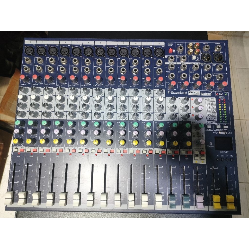 Soundcraft EFX12 USB Mixer 12 Channel มิกเซอร์เอฟเฟคในตัว 24bit