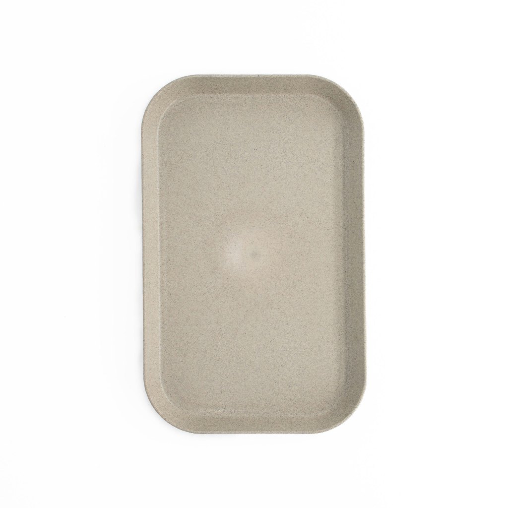 Canna - Tray ถาดวางของมินิมอล ถาดวางอาหาร ถาดอเนกประสงค์ ECO-Friendly ขนาด 24 x 15 ซม. จากแกลบข้าว