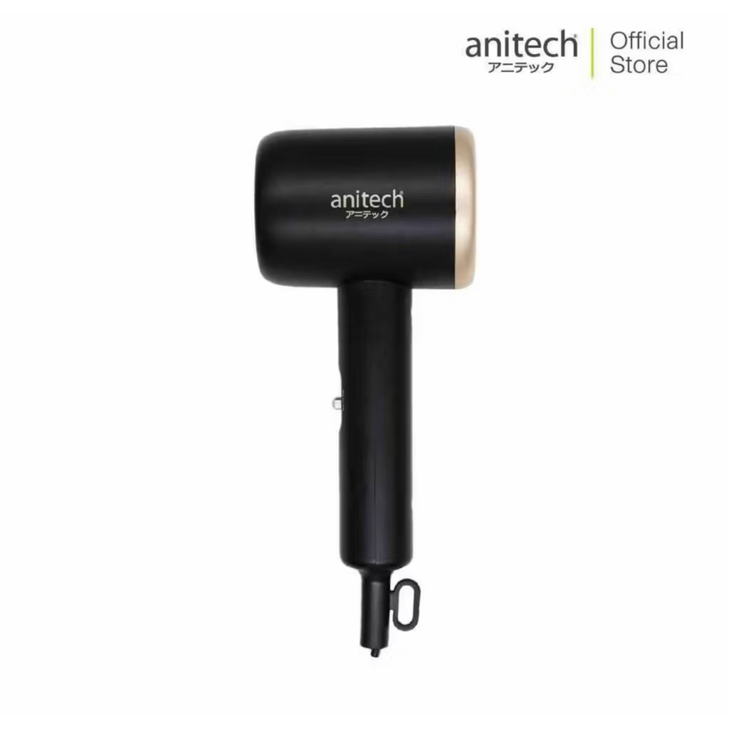 Anitech ไดร์เป่าผม ปรับความเร็วได้ 2 ระดับ รุ่น BHD100 กำลังไฟ 1000W แบบพกพา💯