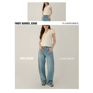 FLASHMARBLE #FM011 JEANS กางเกงยีนส์ BARREL JEANS