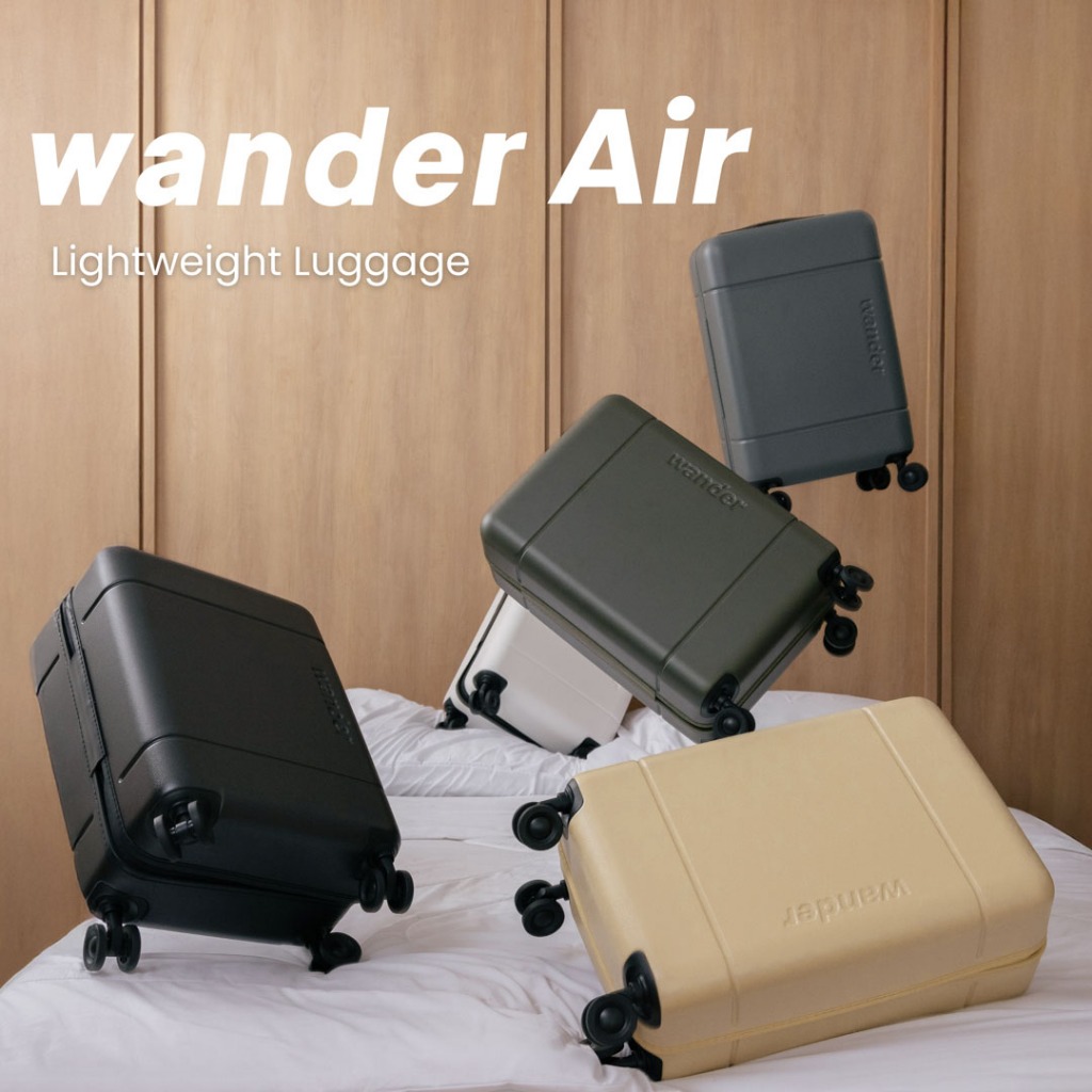 กระเป๋าเดินทาง Wander Air 1.9kg เบาที่สุดในไทย เพียง 1.9kg | Carry On - Super Light 19 นิ้ว