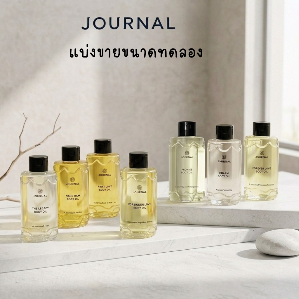 [แบ่งขาย] JOURNAL Body Oil :  ออยล์บำรุงผิว เนื้อสัมผัสบางเบา กลิ่นหอมติดทนนาน
