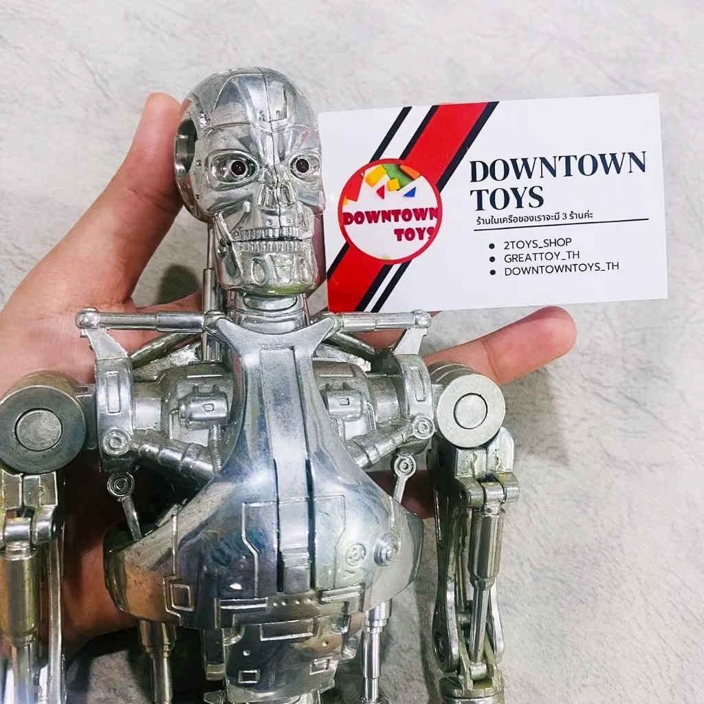 T800 หุ่นเหล็ก terminator คนเหล็ก Terminator Endoskeleton T-800 จาก Carolco 1993 [ Rare Item ]