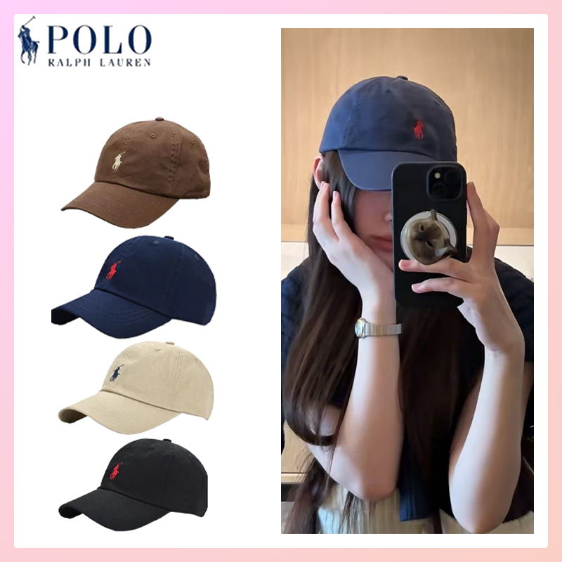 หมวกเบสบอล Ralph Lauren แท้ หมวกกันแดด/หมวกเบสบอล สินค้าแฟชั่น เหมาะสำหรับทั้งชายและหญิง จัดส่งรวดเร็ว