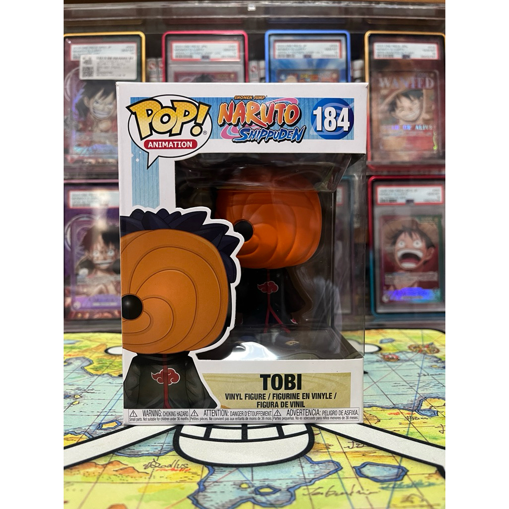 พร้อมส่ง✔️ ของแท้💯% FUNKO POP : NARUTO TOBI (184) แถมฟรี ‼️ PROTECTOR
