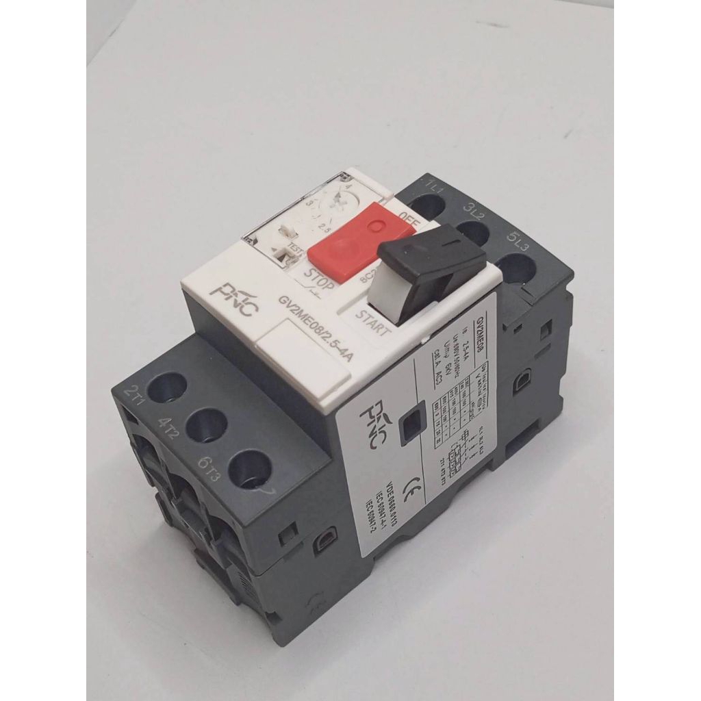 พร้อมส่ง,(A)Unused, GV2ME08 Motor Circuit Breakers ,มอเตอร์เซอร์กิตเบรกเกอร์ สเปค 2.5-4A 3p ,SCHNEID